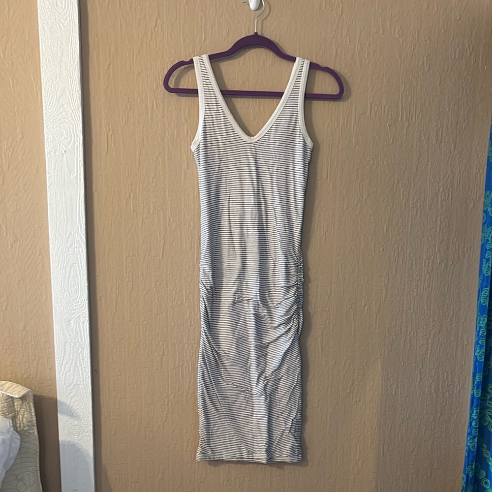 James Perse Ruched Sheath Dress